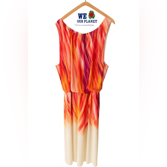 Colorful Sleeveless Dress - Picture 3 of 3